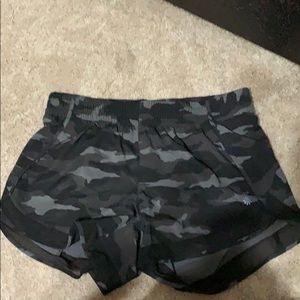 Athlete camo shorts